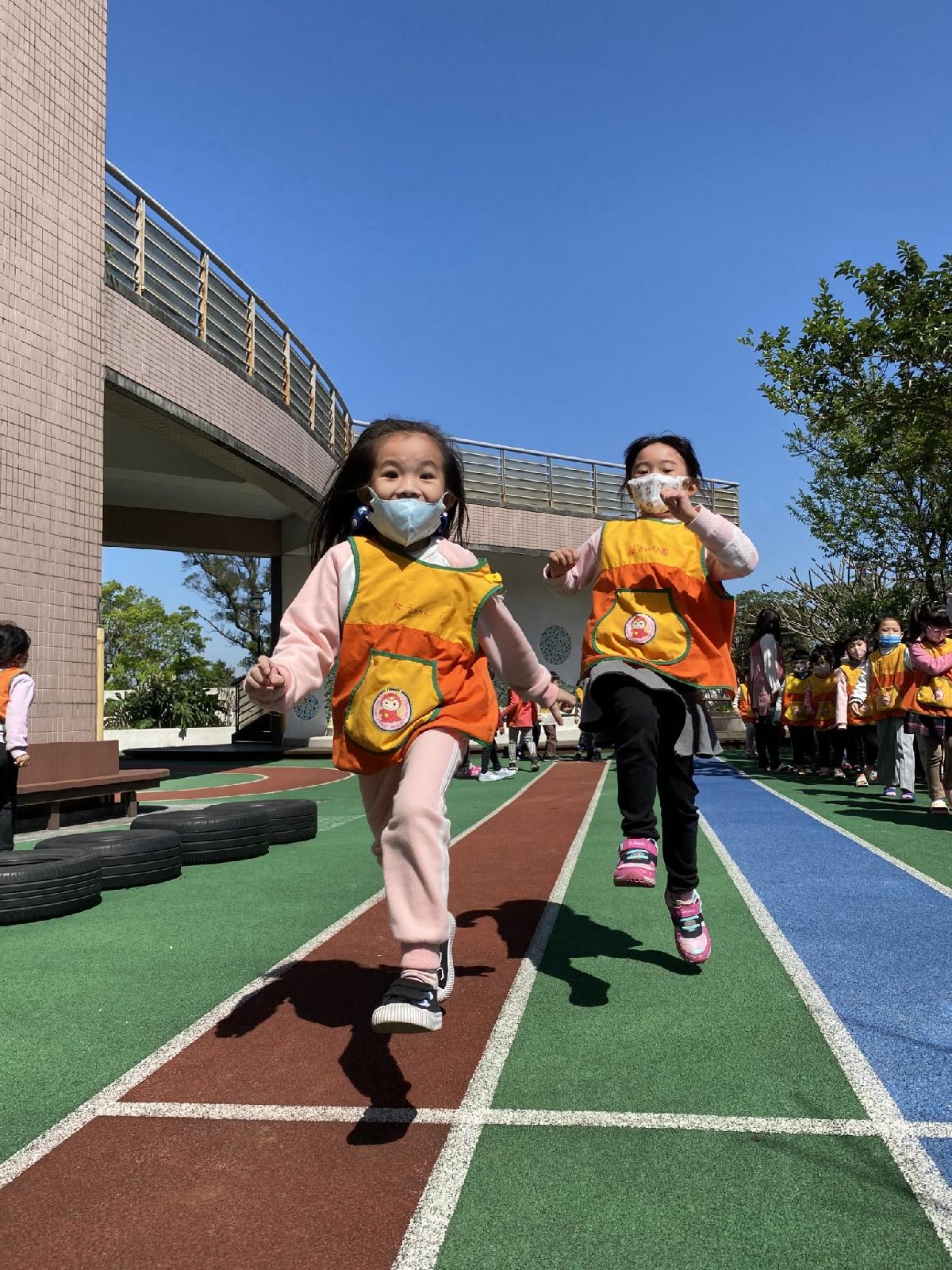 園本部後院戶外賽跑1