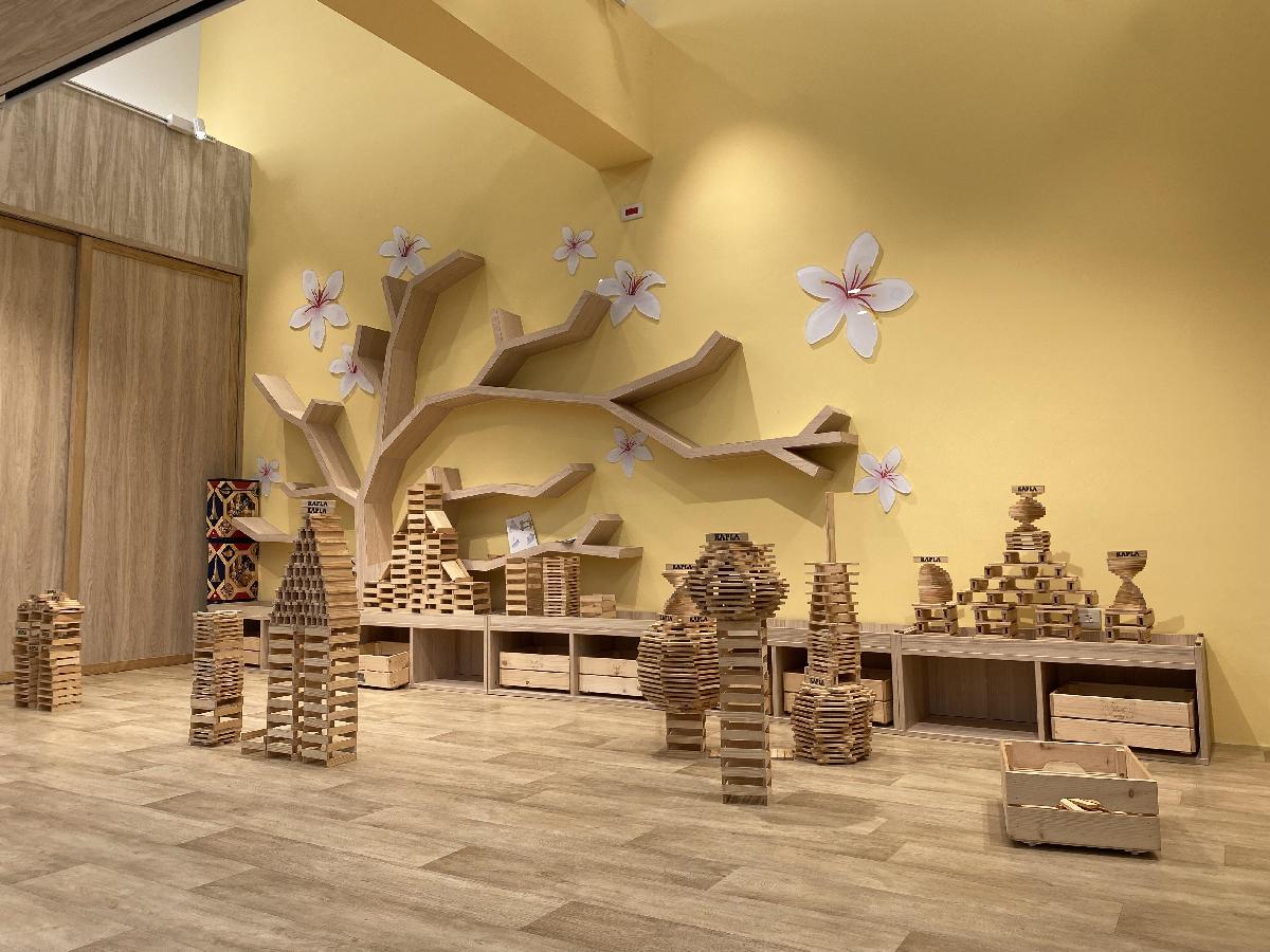 禮堂舞台積木創作