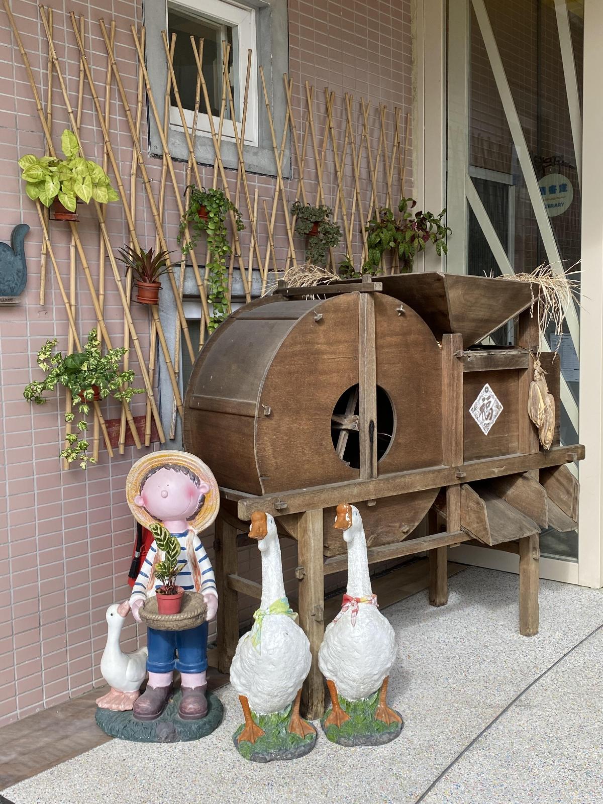 前院客家情境-穀風車