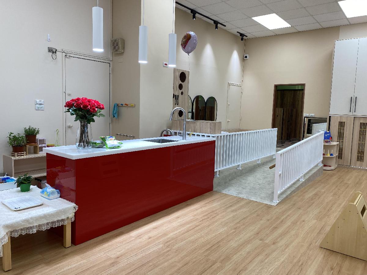 2歲專班蘋果班配膳檯